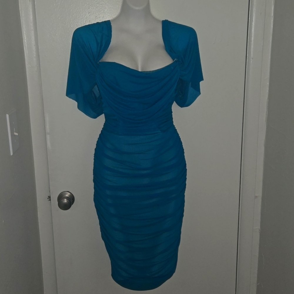 Blue dress